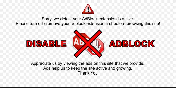 Iklan Adsense Tidak Tayang Karena Adblock